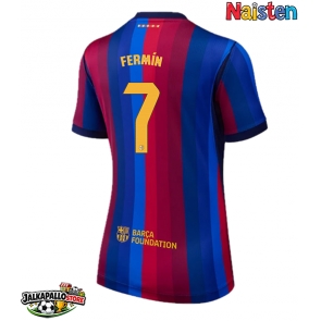 Barcelona Fermin Lopez #7 Kotipaita Naisten 2026-27 Lyhythihainen